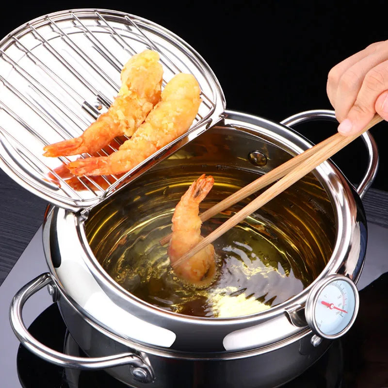 Deep Fryer with Thermometer