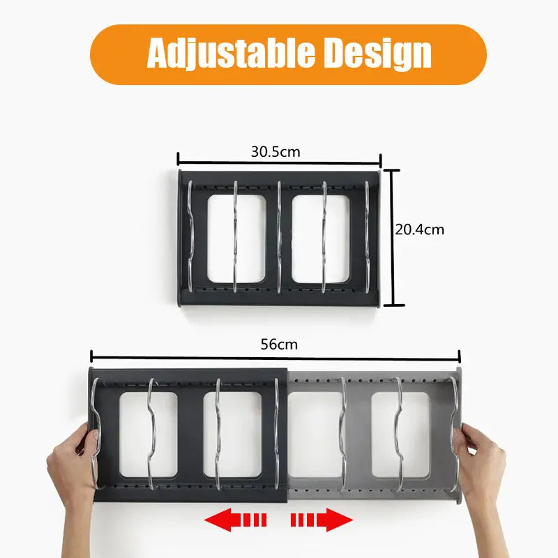 Expandable Pot and Pan Organizers