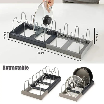 Expandable Pot and Pan Organizers