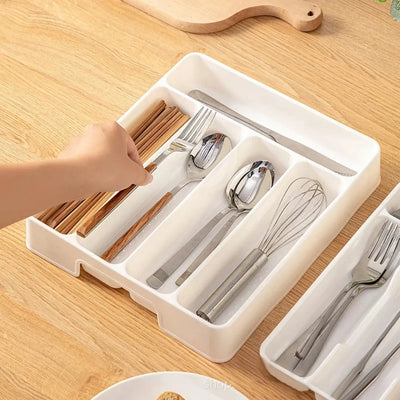 4/5 Compartments Cutlery Organizer