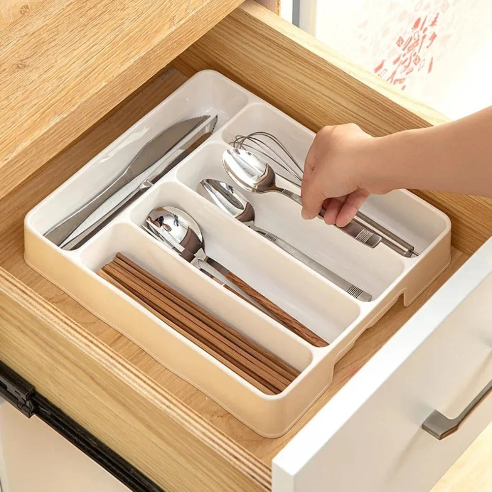 4/5 Compartments Cutlery Organizer